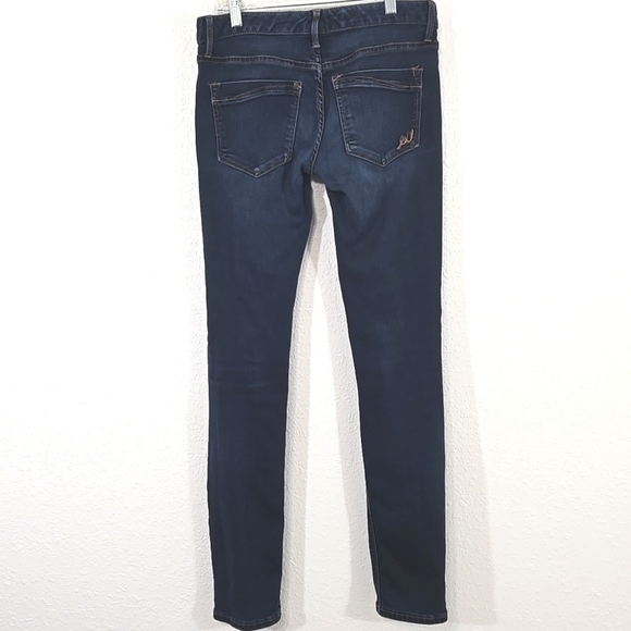 EXPRESS Medium Wash Skinny Jeans w/Stretch Classic Comfortable School, size 4L - Picture 5 of 7